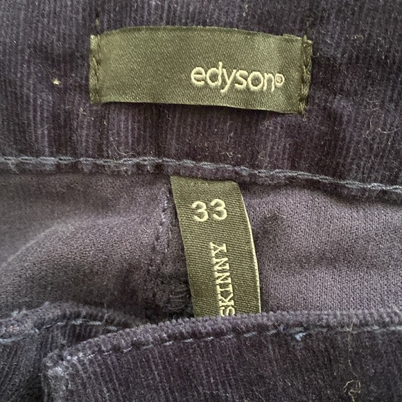 Host Pick 💙 Edyson Hampton Skinny Women’s Corduroy Pants Stitch Fix 33 NWT - Picture 10 of 10